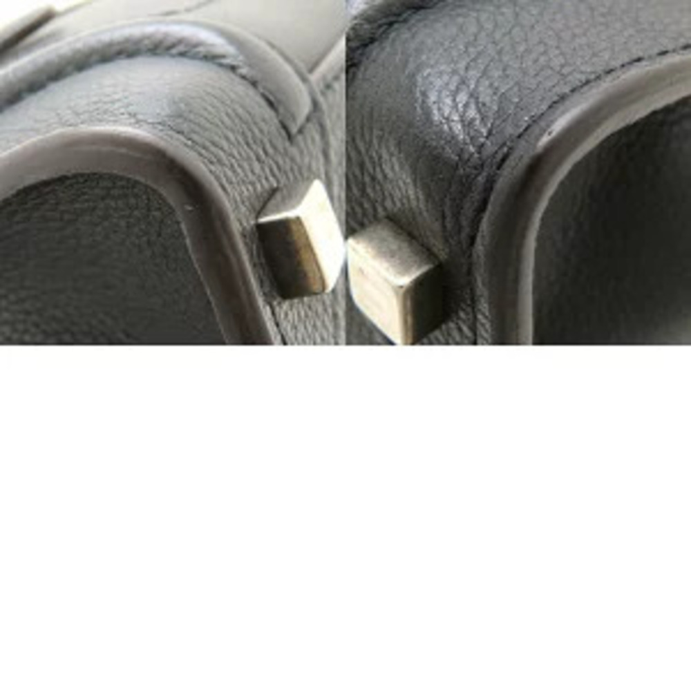 CELINE Luggage Shopper Handbag Leather Black - Picture 9 of 9